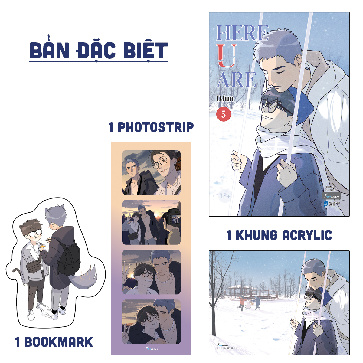 Here U Are: Tập 5 - Bản Đặc Biệt - Tặng Bookmark + Photostrip PVC + Khung Tranh Acrylic (Số Lượng Có Hạn)