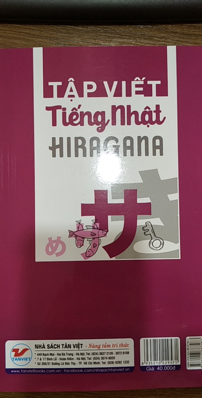 Tập Viết Tiếng Nhật Hiragana