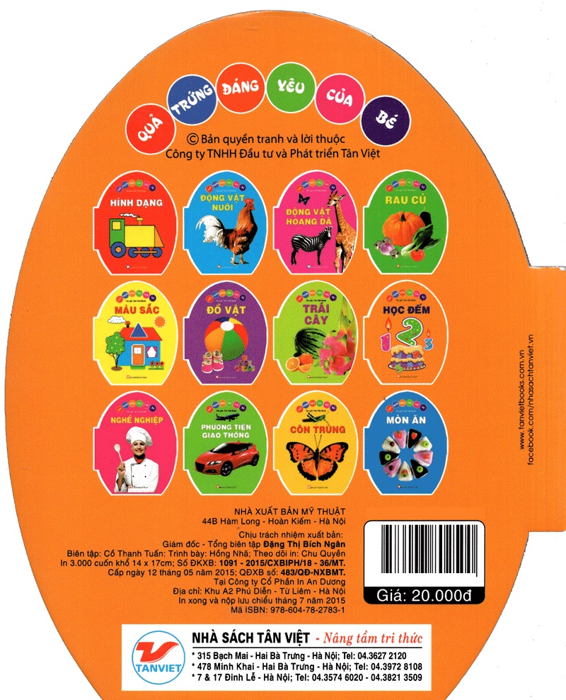 Quả Trứng Đáng Yêu Của Bé - Học Đếm