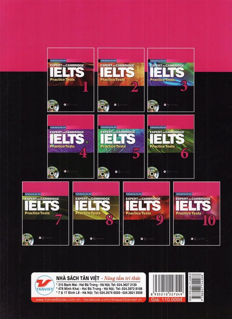 Expert On Cambridge IELTS Practice Tests 5 (Kèm CD)