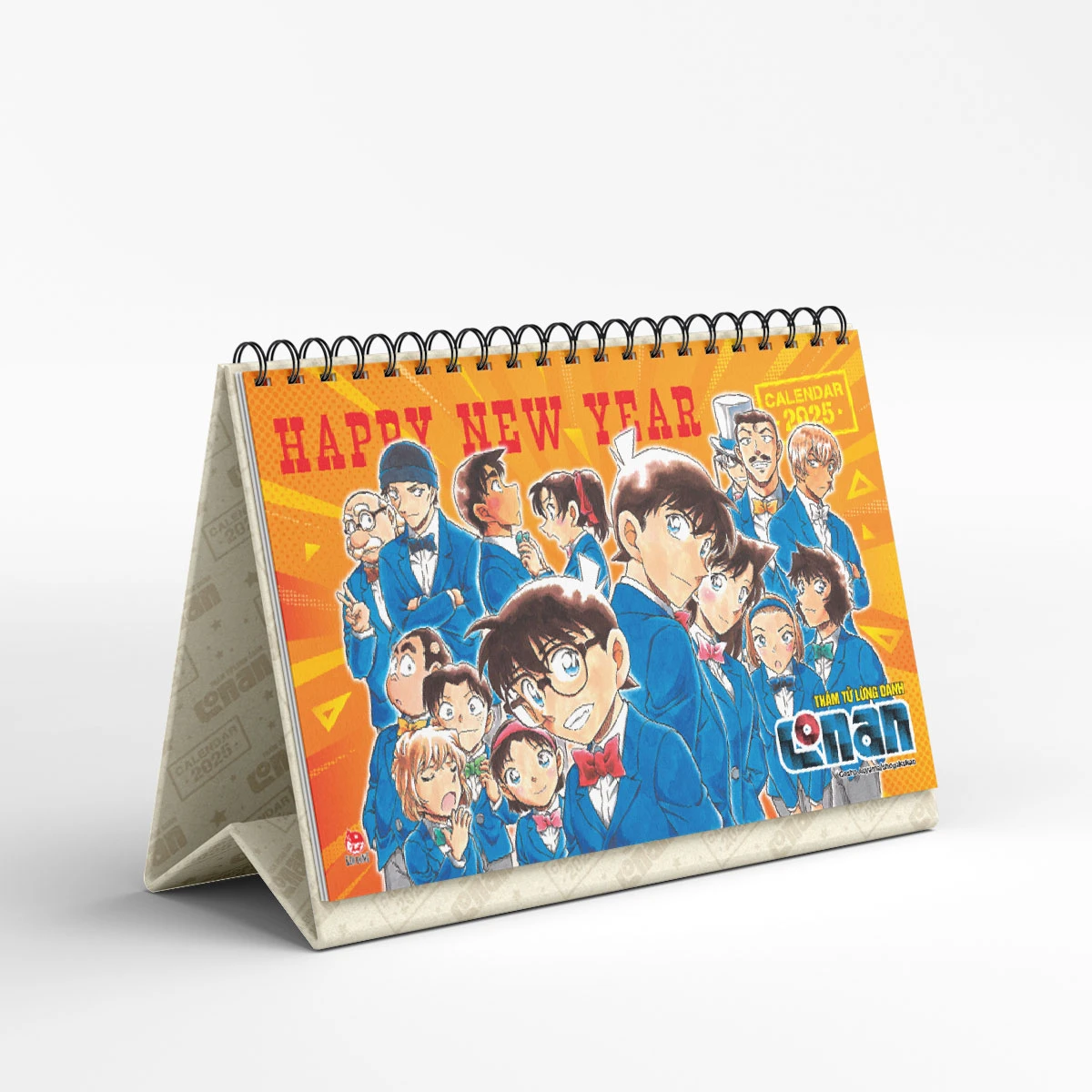 Lịch Để Bàn Thám Tử Lừng Danh Conan 2025 - Tặng Kèm Set Bookmark Ivory (Số Lượng Có Hạn)