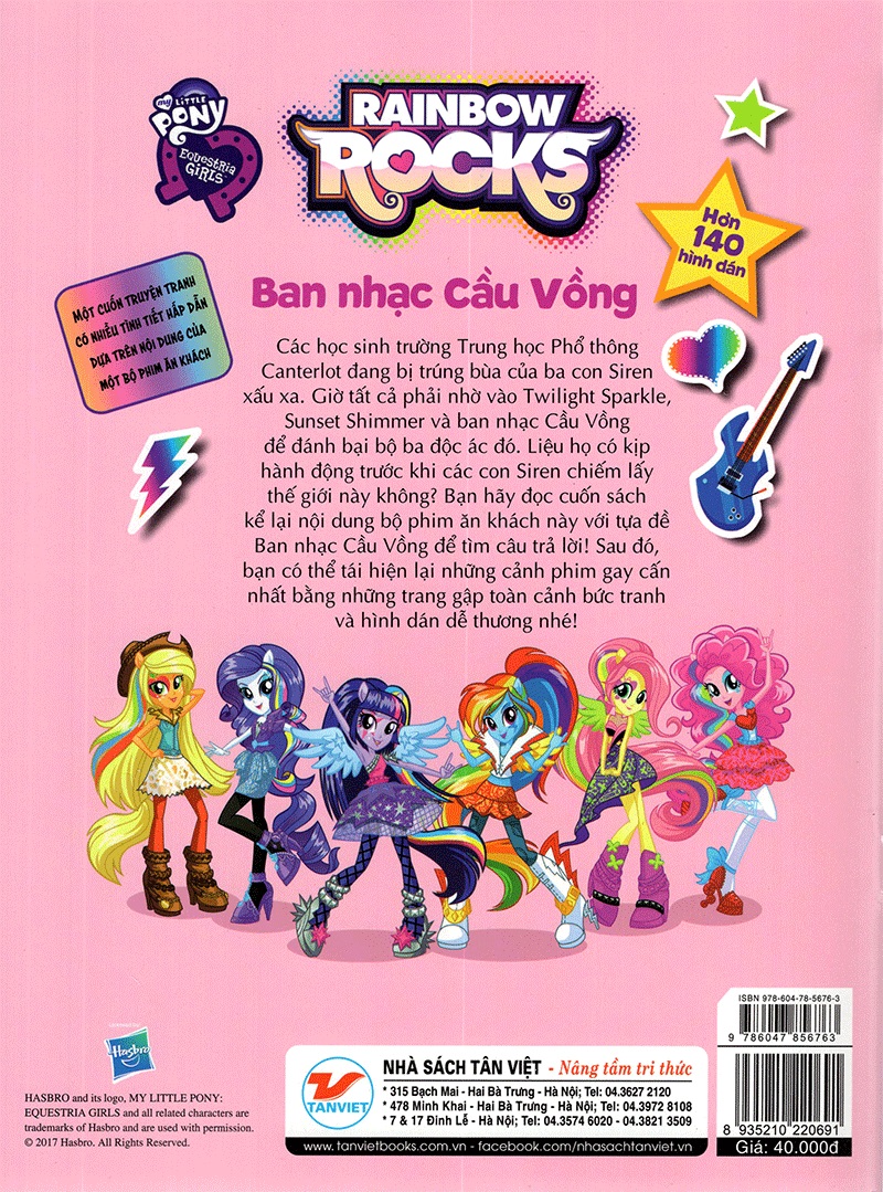 My Little Pony - Ban Nhạc Cầu Vồng (Hình Dán)