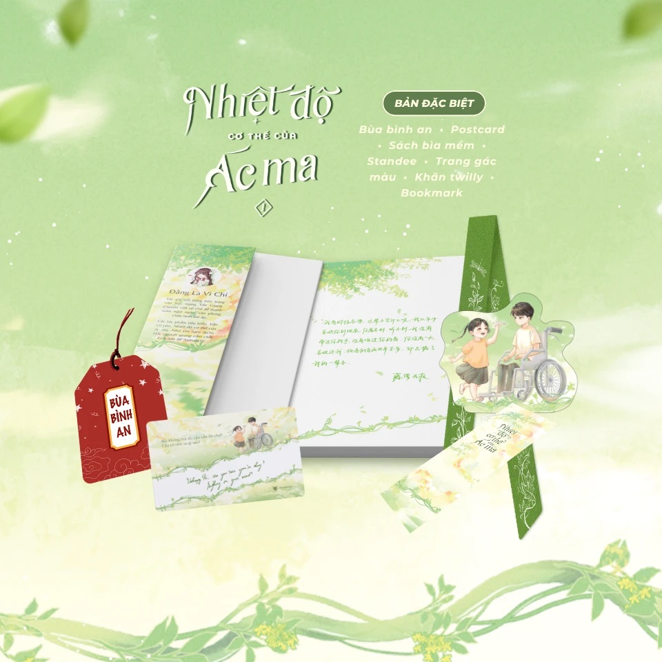 Nhiệt Độ Cơ Thể Của Ác Ma - Tập 1 - Bản Đặc Biệt - Tặng Kèm Bookmark + Tờ Gác Có Lời Nhắn Và Chữ Ký Của Tác Giả + Khăn Lụa Xanh + Standee Mica + Card Trong Suốt + Bùa Bình An (Số Lượng Có Hạn)