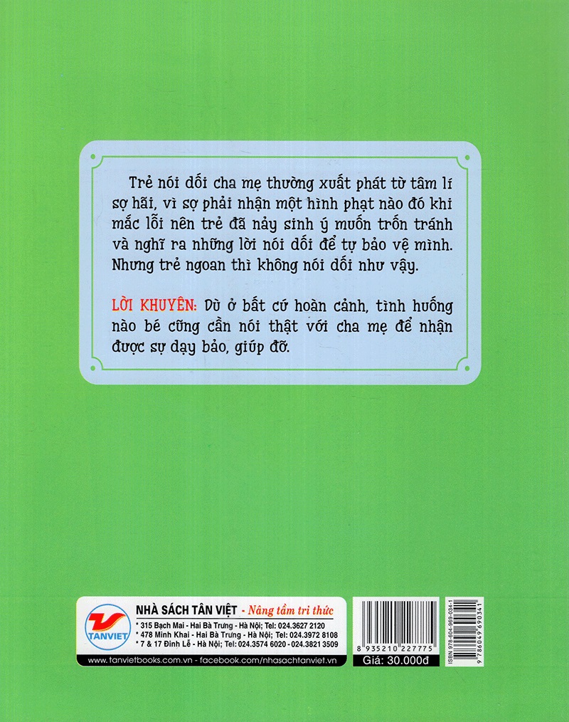 Những Bài Học An Toàn Cùng Gấu Mila - Tớ Sẽ Không Nói Dối Nữa