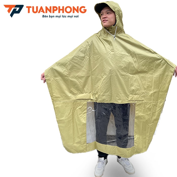 Áo Mưa Cánh Dơi 1 Đầu 81-1G (1/12) Có Kính, Vài Dù Chống Thấm Nước, Siêu Nhẹ