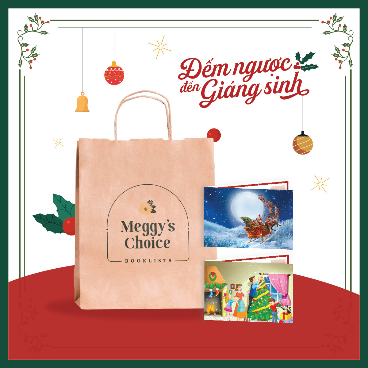 Bộ Quà Tặng Meggy's Choice (Túi Giấy + Thiệp Giáng Sinh)