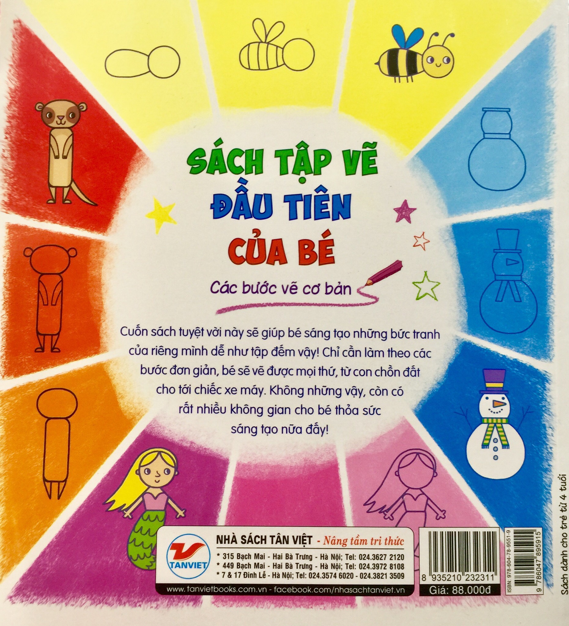 Phát Triển Khả Năng Sáng Tạo Cho Trẻ - Sách Tập Vẽ Đầu Tiên Của Bé