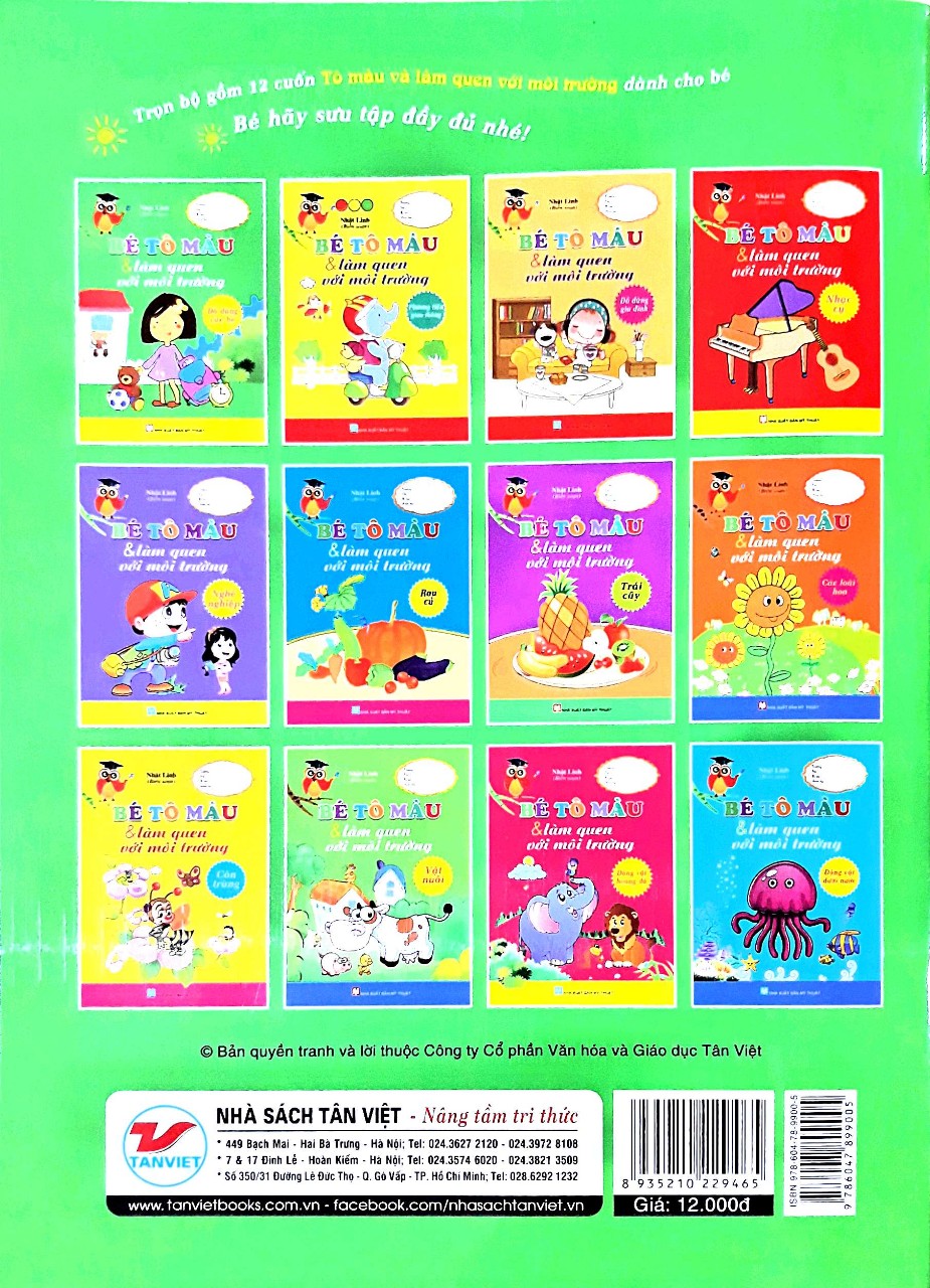 Bé Tô Màu & Làm Quen Với Môi Trường - Đồ Dùng Của Bé