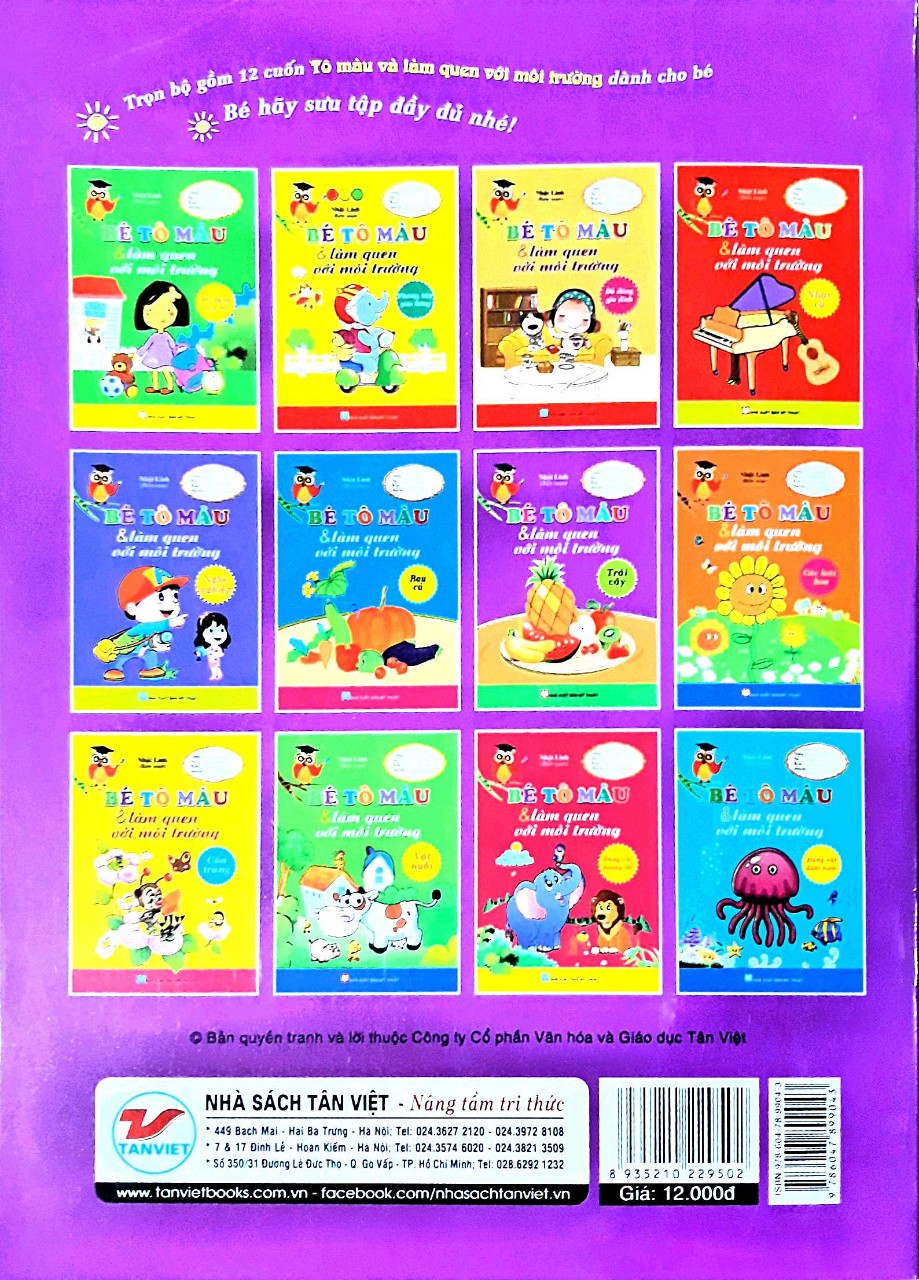 Bé Tô Màu & Làm Quen Với Môi Trường - Trái Cây