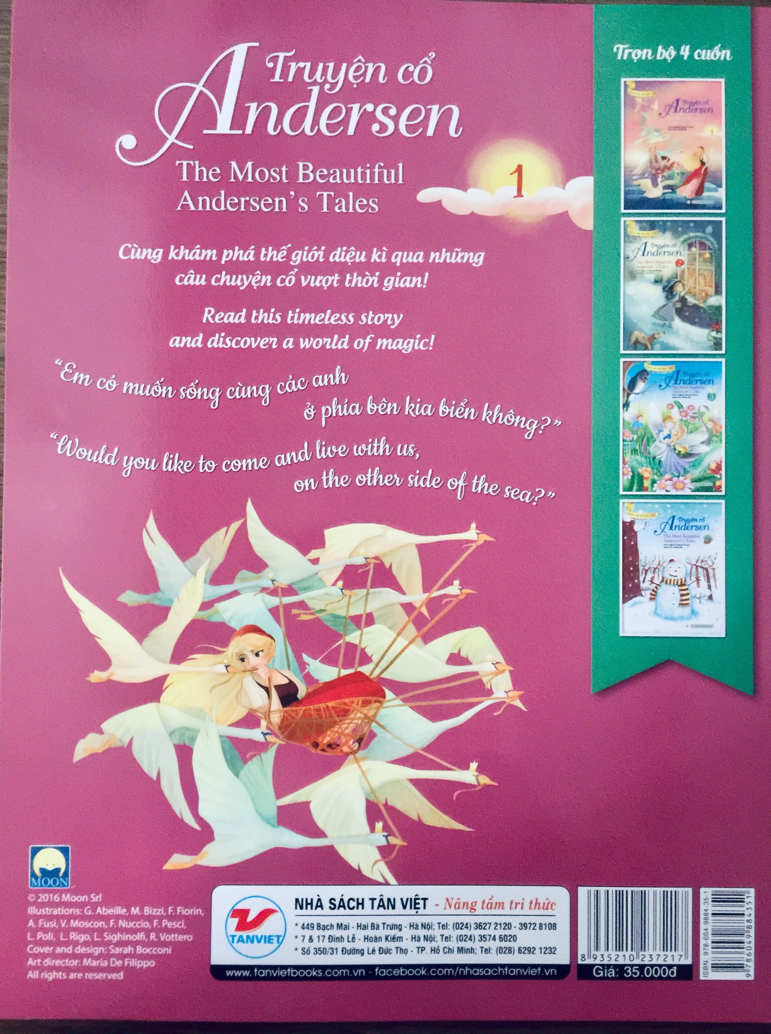 Truyện Cổ Andersen 1 - Truyện Song Ngữ Anh - Việt