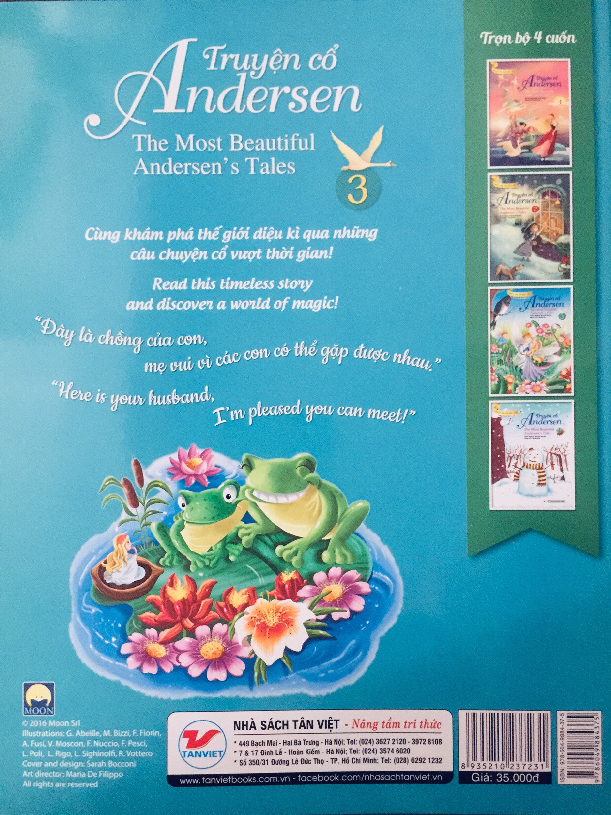 Truyện Cổ Andersen 3 - Truyện Song Ngữ Anh - Việt