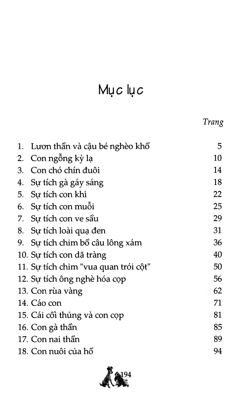 Truyện Cổ Tích Về Loài Vật