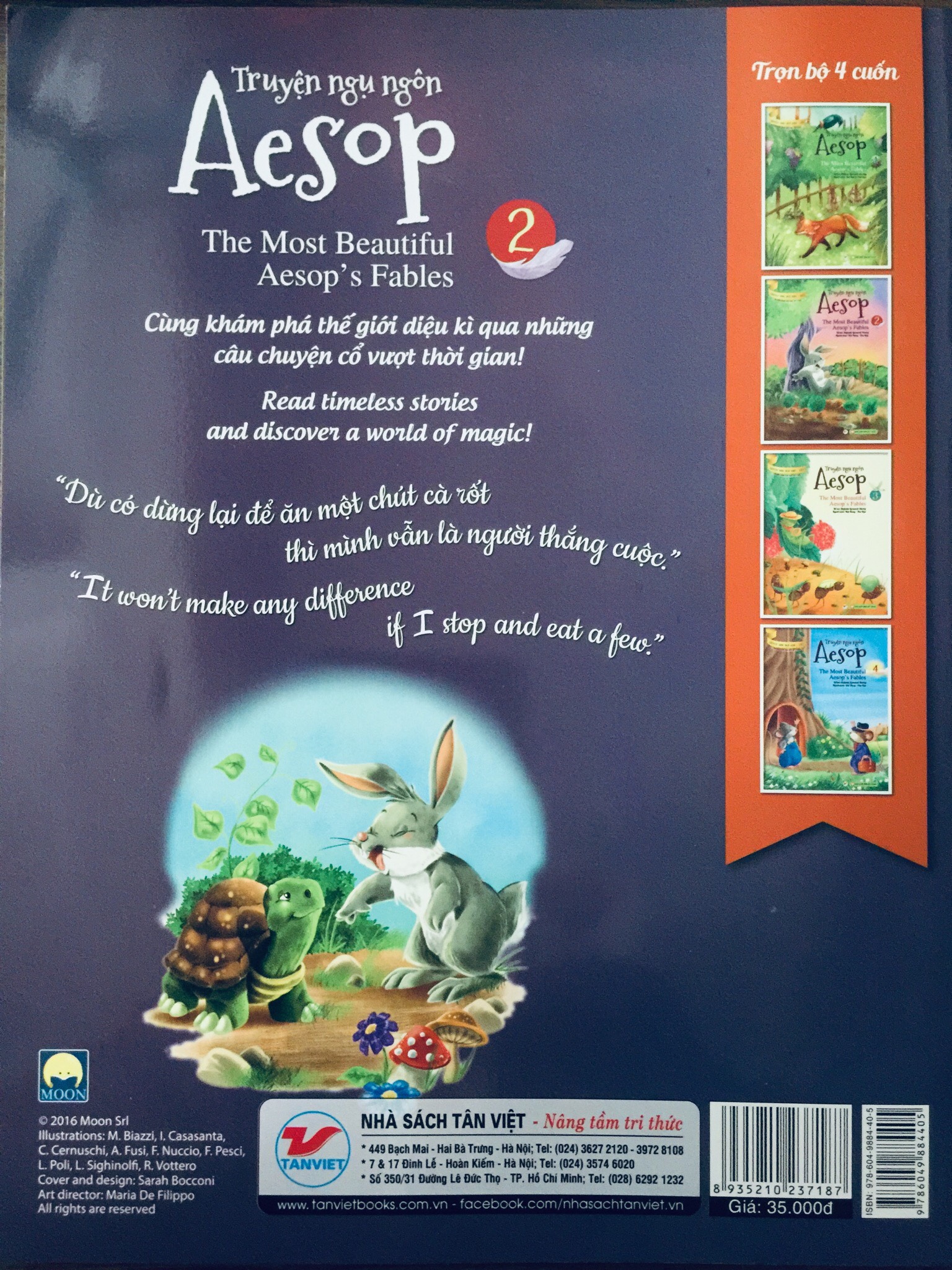 Truyện Ngụ Ngôn Aesop 2 - Truyện Song Ngữ Anh - Việt