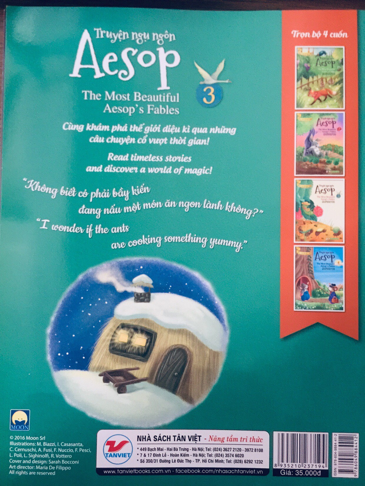 Truyện Ngụ Ngôn Aesop 3 - Truyện Song Ngữ Anh - Việt