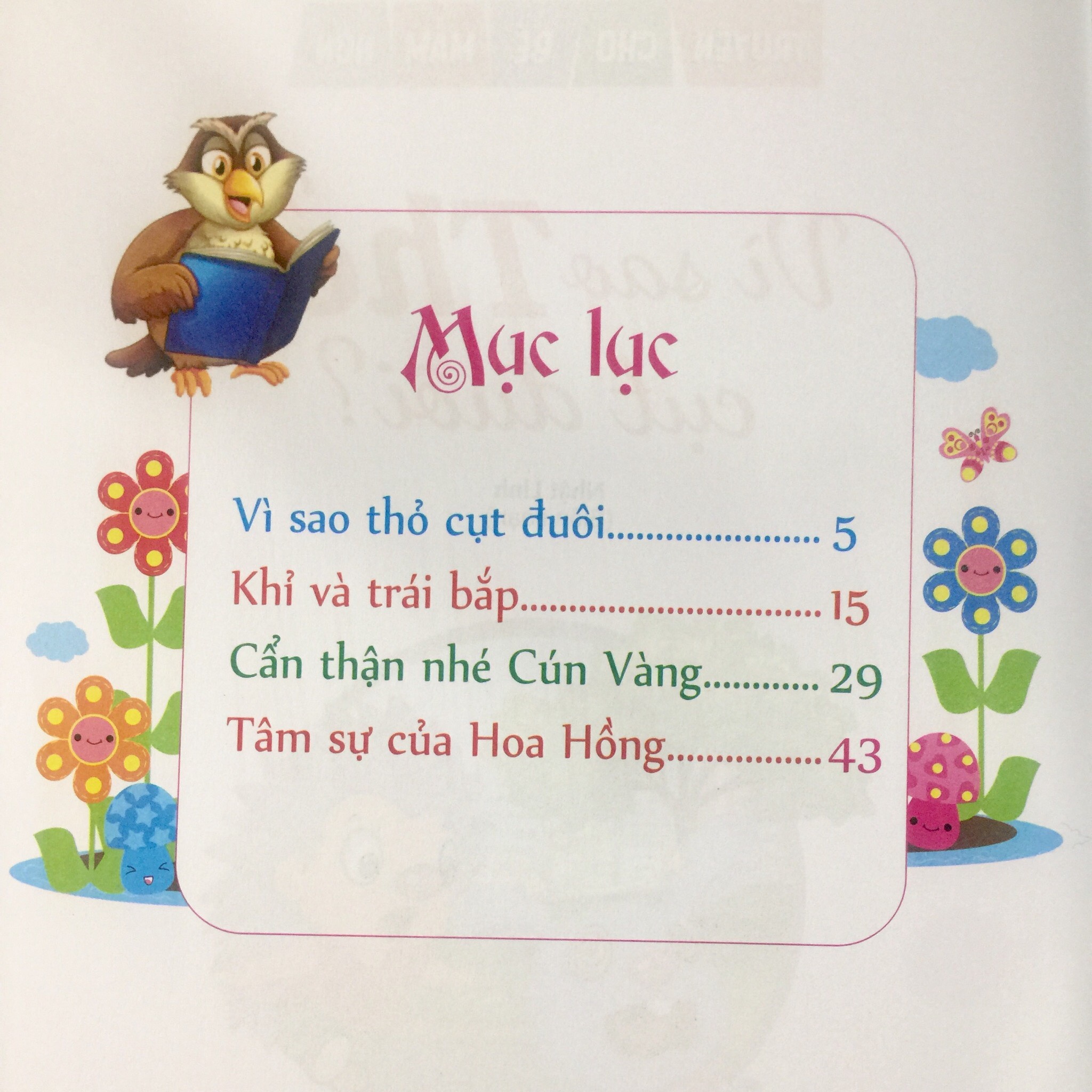 Vì Sao Thỏ Cụt Đuôi? - Truyện Cho Bé Mầm Non