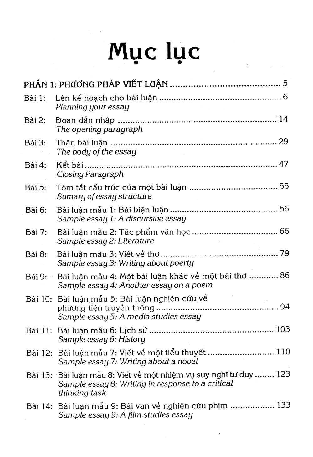 Hướng Dẫn Viết Luận Tiếng Anh & 107 Bài Luận Mẫu