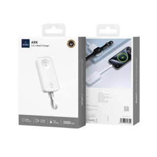 Sạc Không Dây WiWU Ark 2 in 1 Wi-M22 Dùng Cho Đồng Hồ Apple và Thiết Bị Type-C - Hàng Chính Hãng