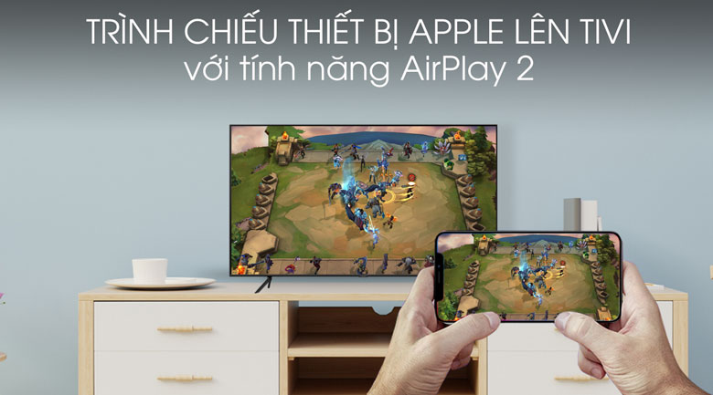 Tính năng AirPlay 2 Samsung Smart Tivi 4K 65 Inch QA65Q60T