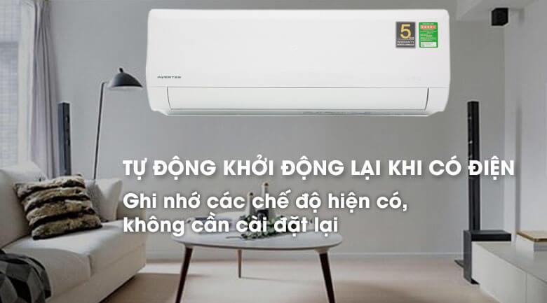 Tự động khởi động lại khi có điện