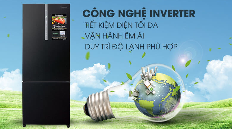 Tủ lạnh Panasonic 363 lít Inverter NR-BX418GKVN