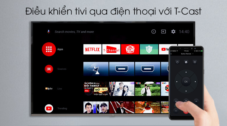 Smart Tivi TCL 32 inch L32S6300 - T-Cast