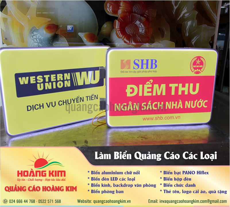 Biển Vẫy mica hút nổi Thu hút khách hàng tiềm năng Quảng Cáo Hoàng Kim