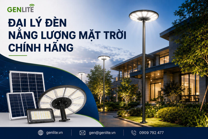 Đại lý đèn năng lượng mặt trời chính hãng: Cách chọn sản phẩm, giá sỉ và giải pháp phù hợp