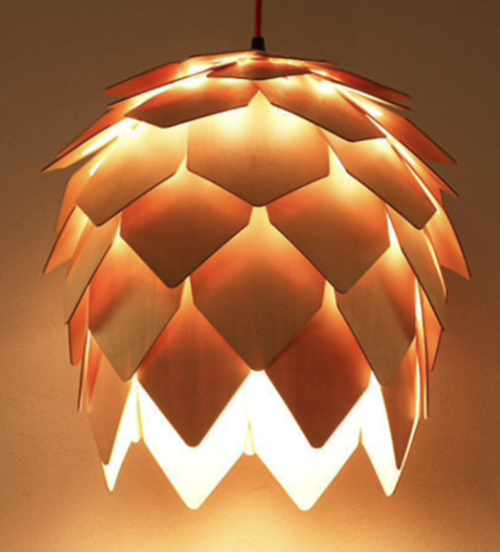 Wooden Pendant Light WL05