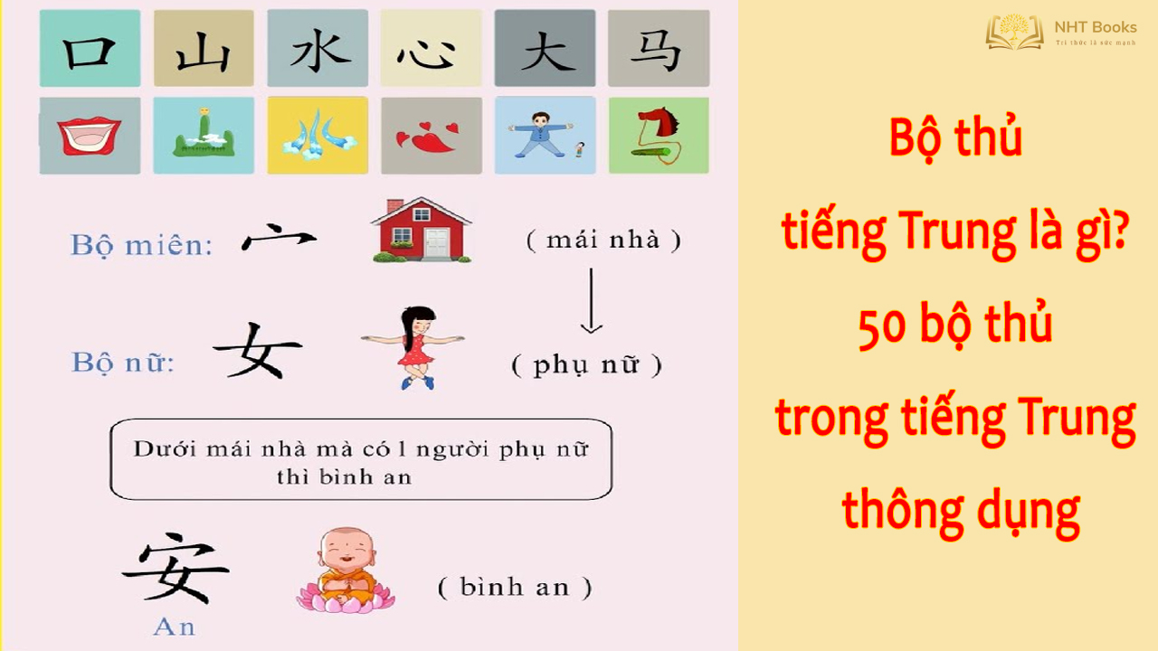 Bộ thủ tiếng Trung là gì? 50 bộ thủ trong tiếng Trung thông dụng