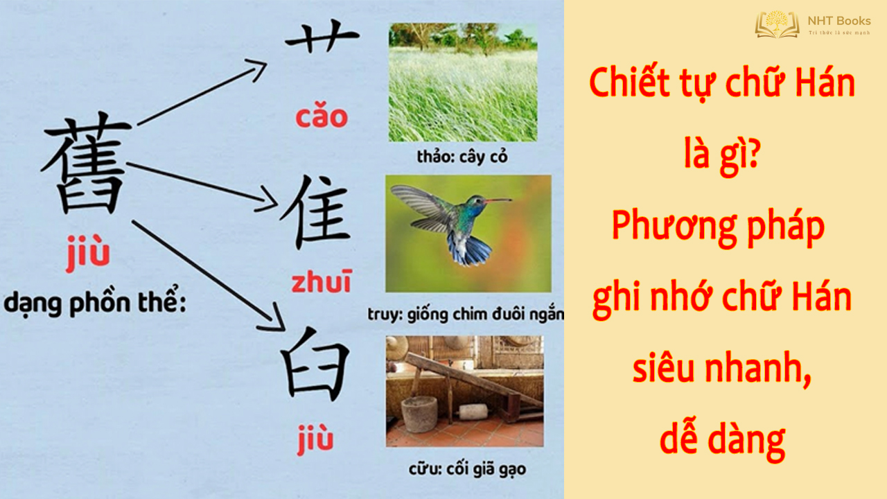 Chiết tự chữ Hán là gì? Phương pháp ghi nhớ chữ Hán siêu nhanh, dễ dàng