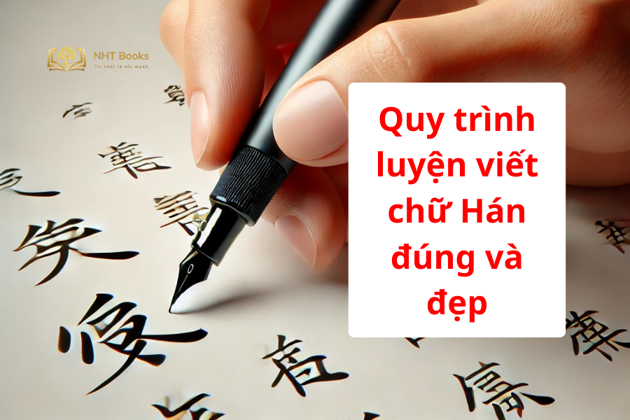 Quy trình luyện viết chữ Hán đúng và đẹp: Bí quyết giúp bạn tiến bộ nhanh chóng