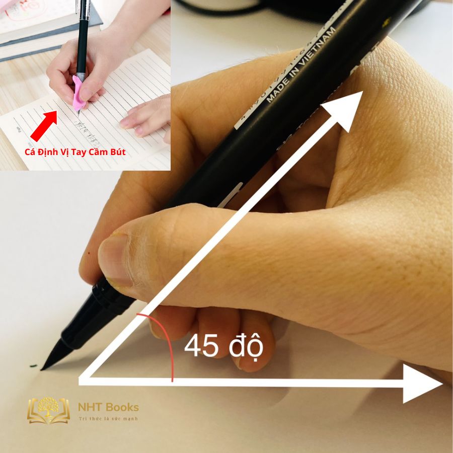 Cách cầm bút luyện viết chữ Hán đúng cách