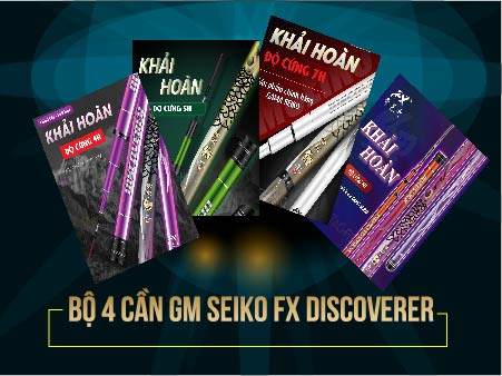 BỘ 4 CẦN GAMA SEIKO - FX DISCOVERER KHẢI HOÀN BỘ 4 CẦN GAMA SEIKO - FX DISCOVERER KHẢI HOÀN