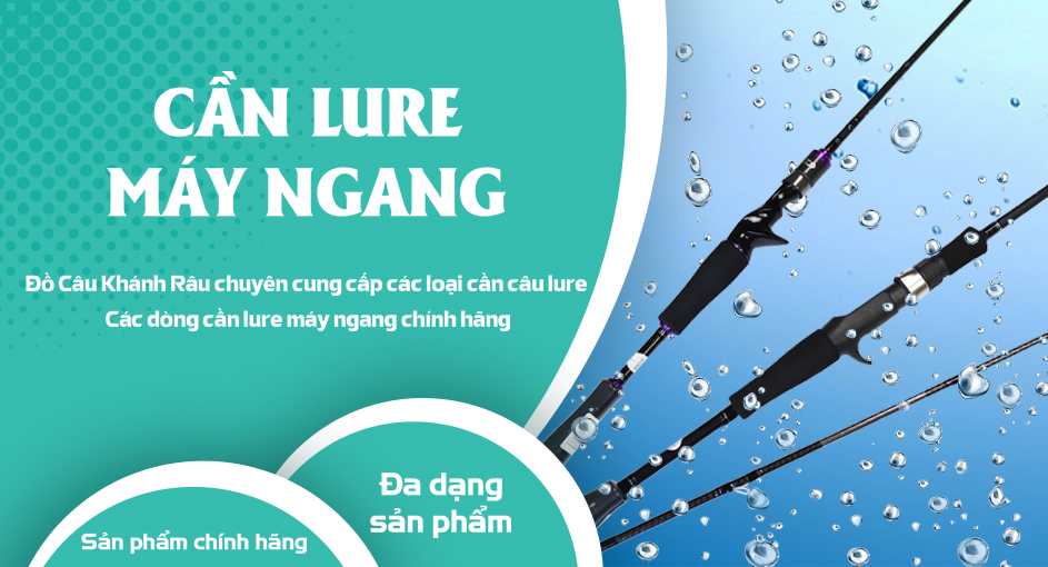 Cần Lure Máy Ngang