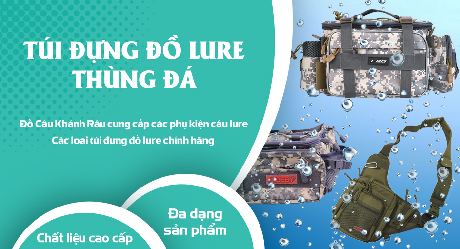 Túi Đựng Đồ Lure - Thùng Đá Đồ Câu Khánh Râu