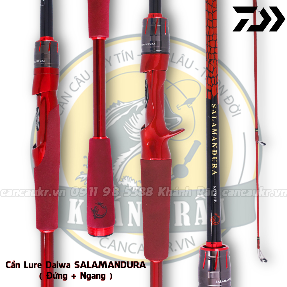 Cần Lure Daiwa SALAMANDURA Đồ Câu Khánh Râu  Cần Câu, Máy Câu, Phụ Kiện  Câu Cá Chính Hãng