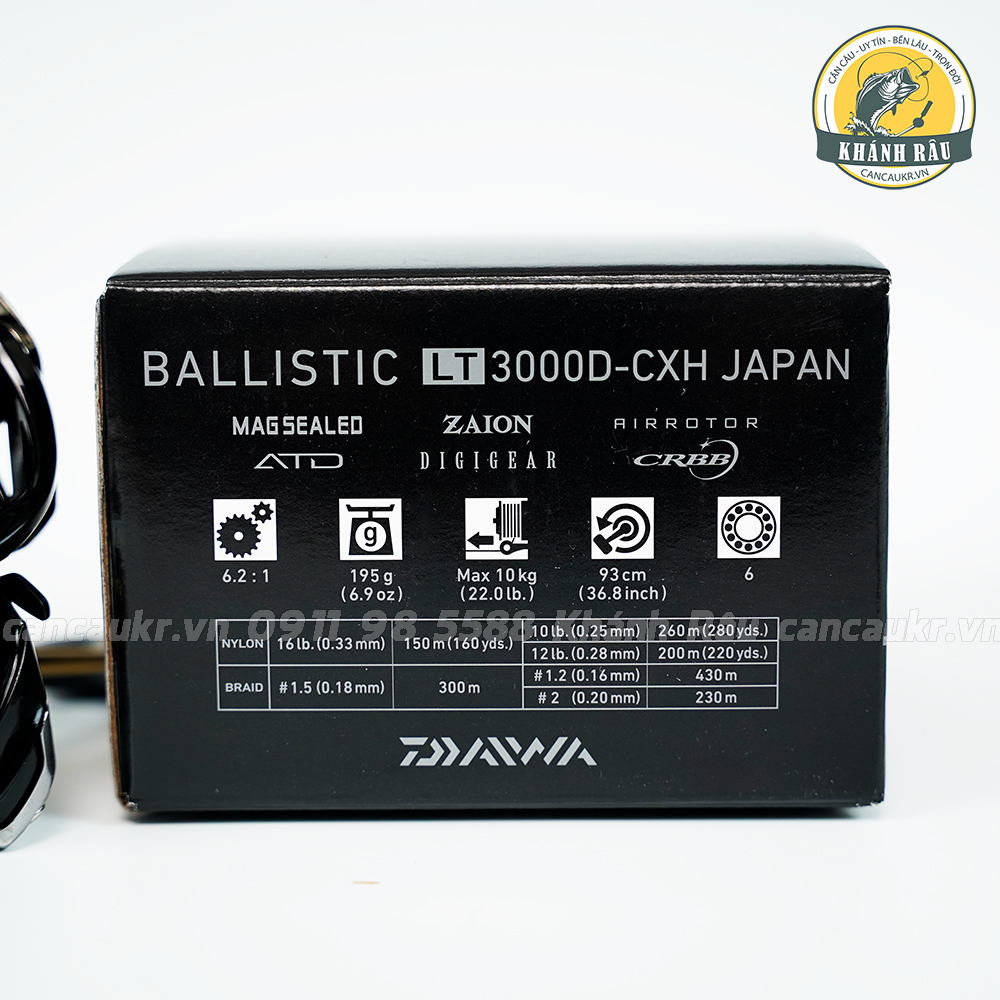 Máy Câu Daiwa BALLIATIC JAPAN Đồ Câu Khánh Râu | Cần Câu, Máy Câu, Phụ Kiện  Câu Cá Chính Hãng