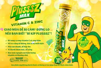 🔥 GIAO MÙA DỄ CẢM – ĐỪNG LO, ĐÃ CÓ PLUSSSZ MAX VITAMIN C & KẼM! 💪