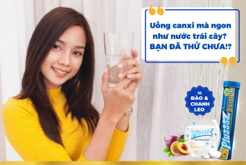 Uống canxi mà ngon như nước trái cây – bạn đã thử chưa?