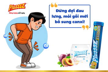 Đừng đợi đau lưng, mỏi gối mới bổ sung canxi!