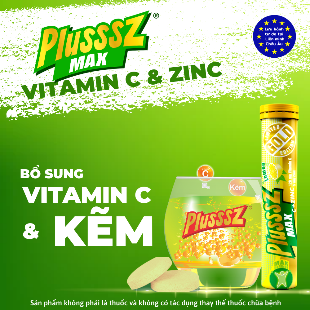 PLUSSSZ MAX VITAMIN C & ZINC