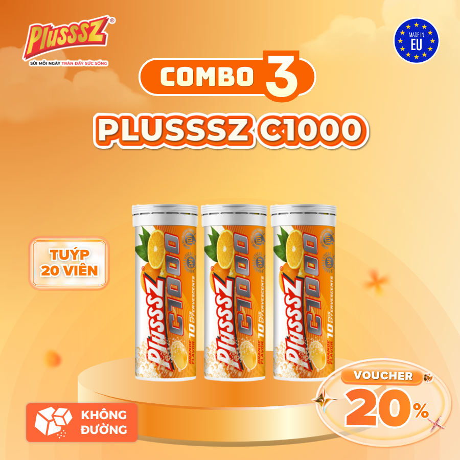 COMBO 3 TUÝP PLUSSSZ VITAMIN C1000