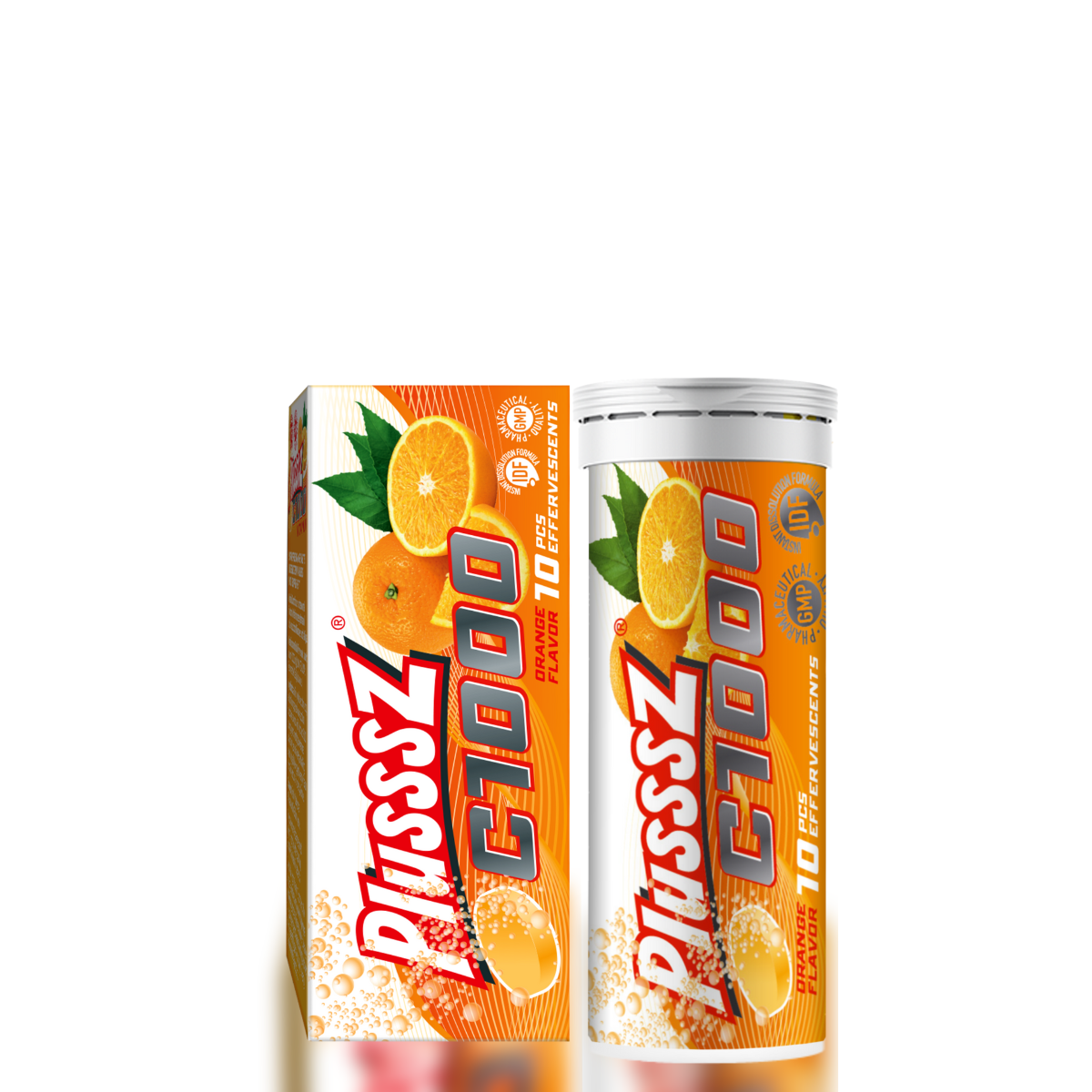 Viên sủi Plusssz C1000 bổ sung 1000mg Vitamin C hỗ trợ tăng cường sức đề kháng, hỗ trợ tăng cường sức khỏe