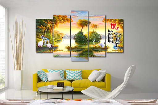 Top 05 bức tranh treo phòng khách ưa chuộng nhất 2021