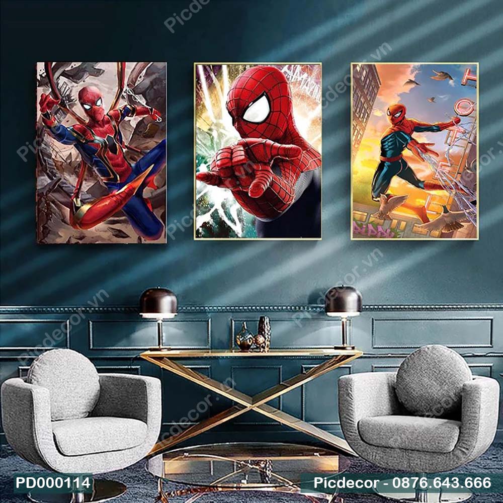 Bộ 3 Tranh Spiderman