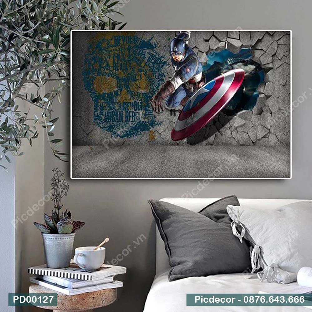 Tranh Captain American 2