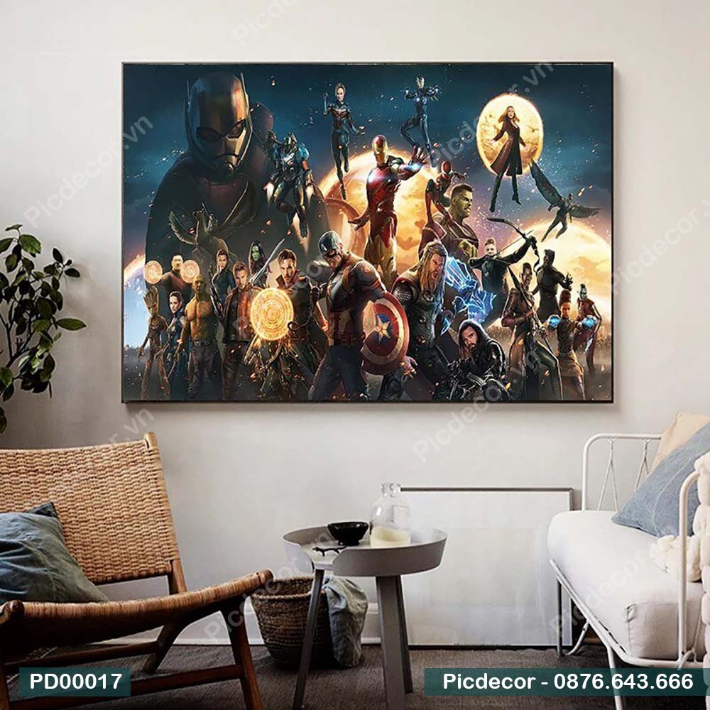 Tranh Siêu Anh Hùng Marvel