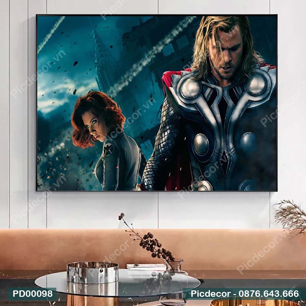 Tranh Thor Và Black Window