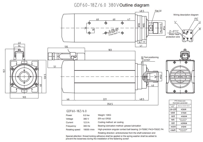 Spindle làm mát bằng gió, spindle tản nhiệt bằng gió, spindle giải nhiệt bằng gió, spindlegió, motor spindle, spidle cnc