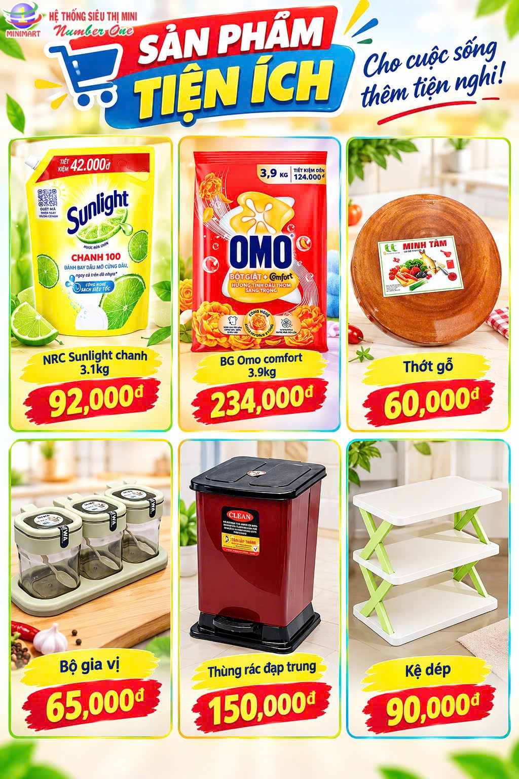 🛒 MUA GÌ CẦN THIẾT CHO GIA ĐÌNH? GHÉ NUMBER ONE NGAY! ❤️